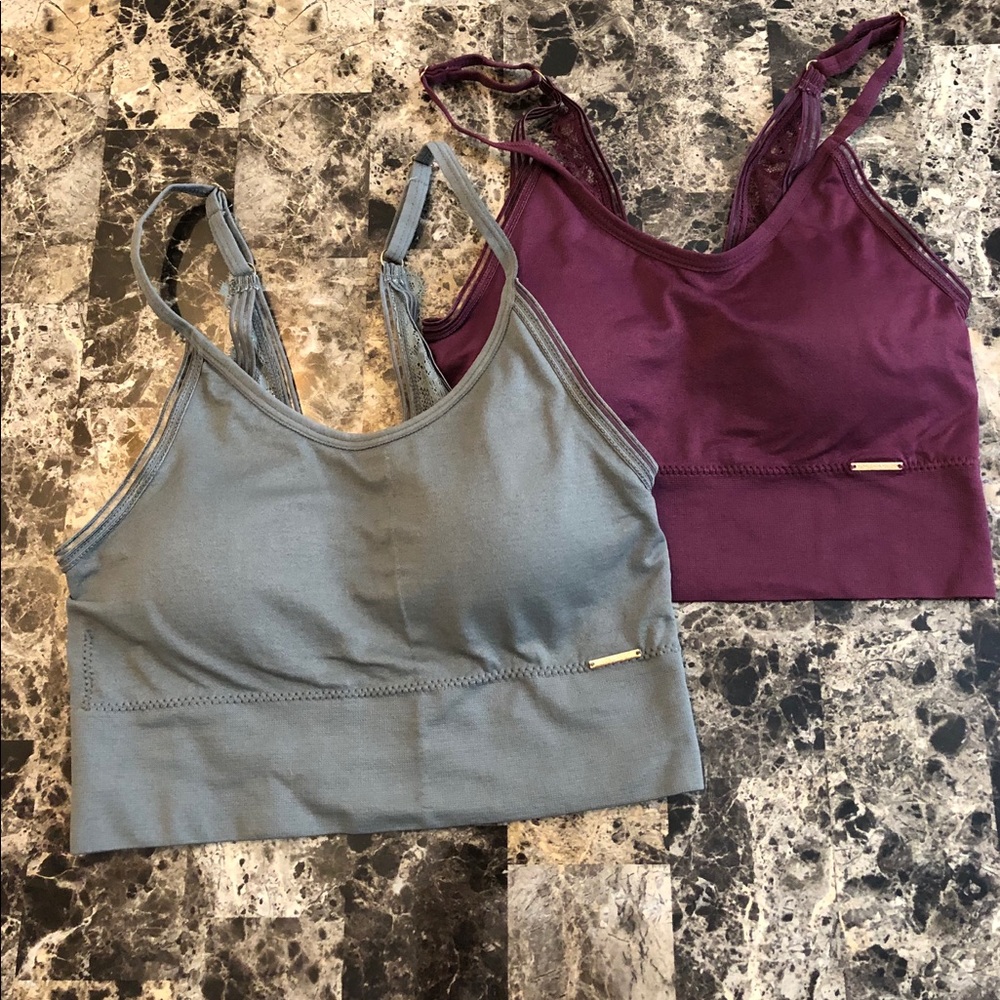 Vince Camuto Lace Detail Bralette Set